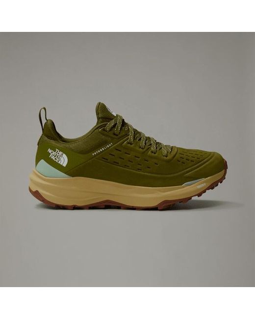 The North Face Green ’S Vectiv Exploris Ii Leather Hiking Shoes Forest-Misty Sage