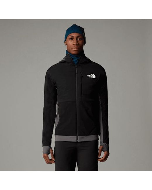 The North Face Black Binntal Hybrid Ventrix Hooded Jacket Tnf-Tnf-Anthracite for men