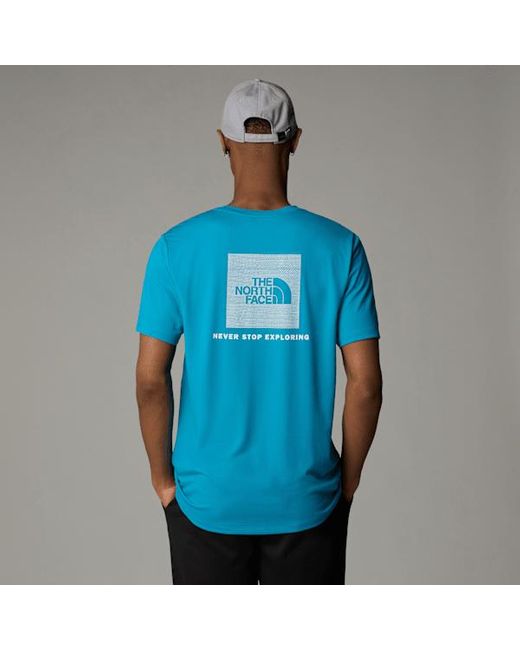 The North Face Blue 24/7 Redbox T-Shirt Alkaline for men