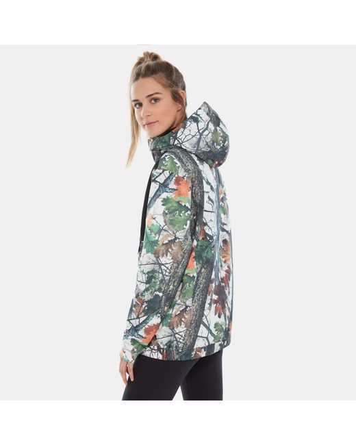 North Face Women's Packable Waterproof Fanorak Jacket Strider Print | Lyst