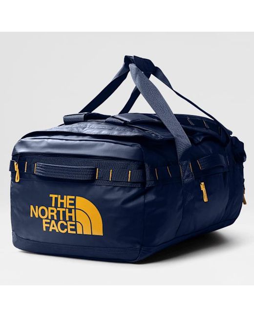 The North Face Blue Base Camp Voyager Duffel 62L Summit-Summit for men