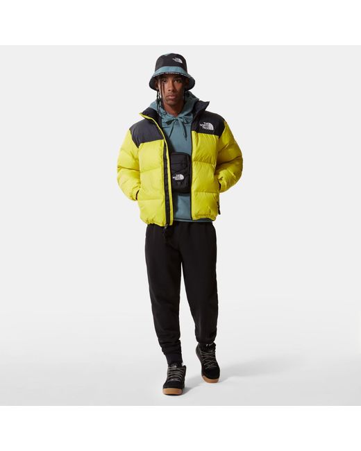 yellow north face nuptse