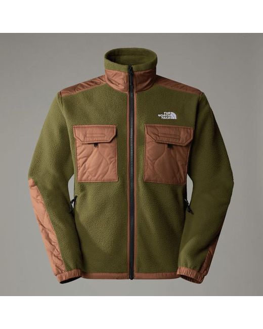 The North Face Green Royal Arch Full-Zip Fleece Jacket for men