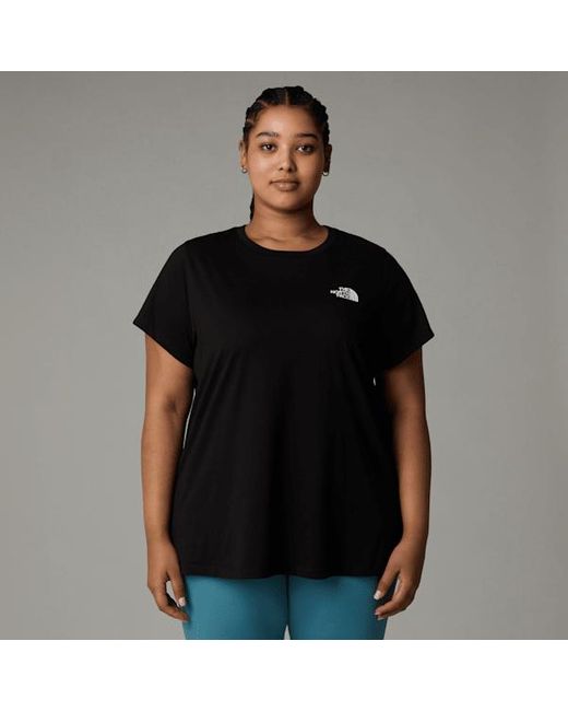 The North Face Black ’S Plus Size Simple Dome T-Shirt Tnf