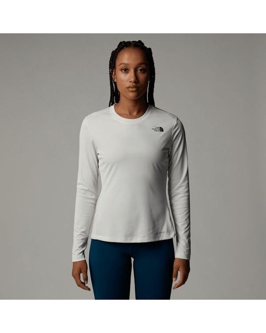 The North Face Gray ’S Shadow Long-Sleeve T-Shirt Dune