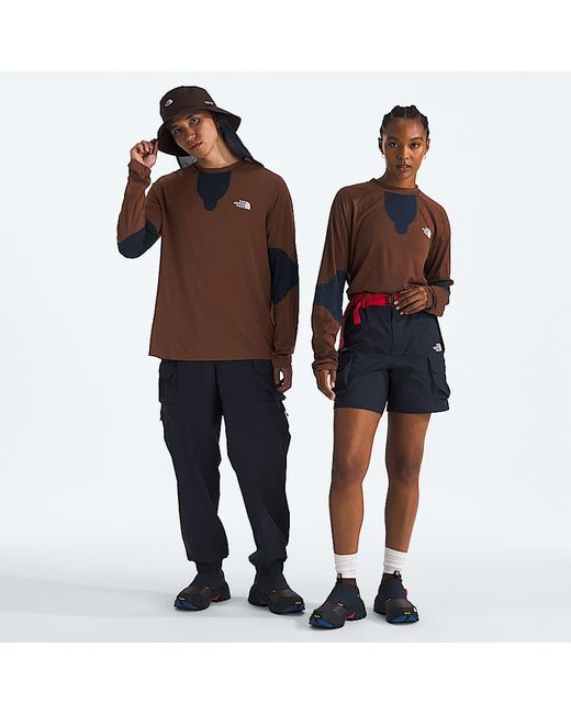The North Face Brown X Undercover Soukuu Hike Perforated Long-Sleeve Top for men