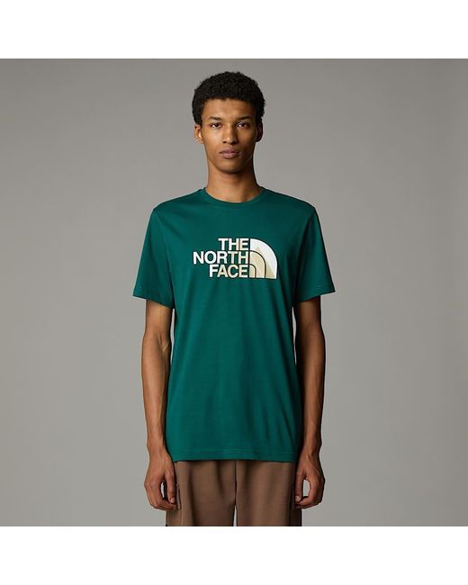 The North Face Green Biner Graphic 1 T-Shirt for men
