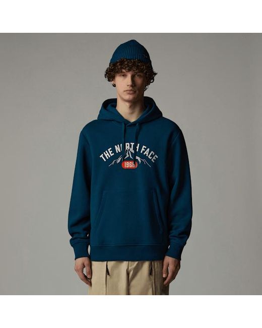 The North Face Blue Varsity Graphic Hoodie for men