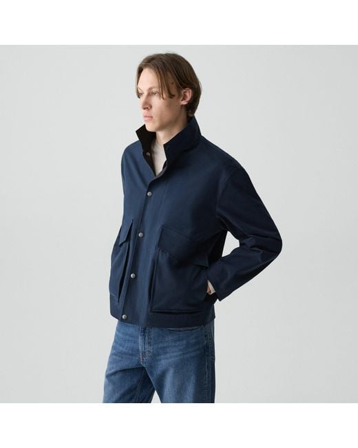 Theory Blue Utility Jacket for men