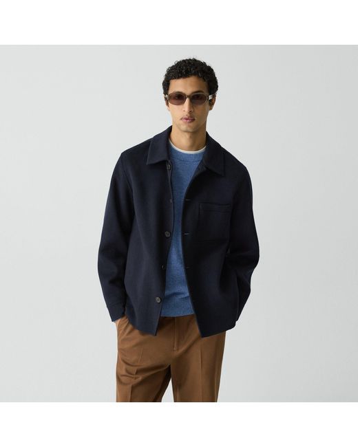Theory Blue Overshirt for men