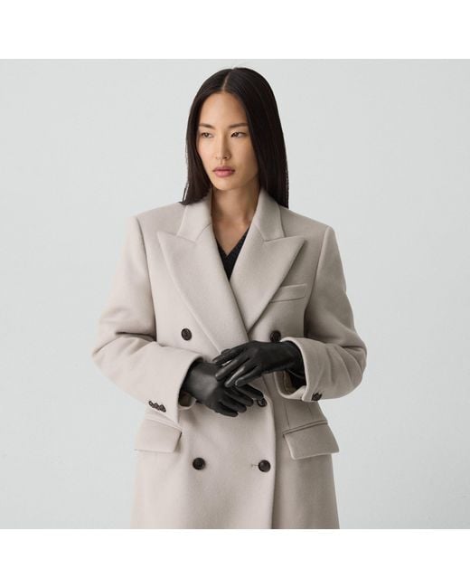 Theory Gray Tech Gloves
