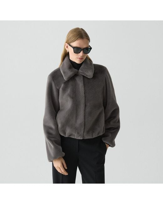 Theory Gray Collared Jacket