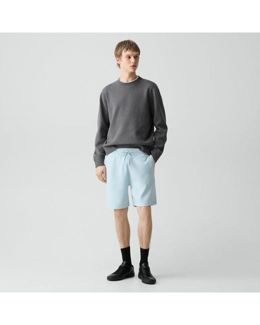 Theory Gray Sweat Short for men