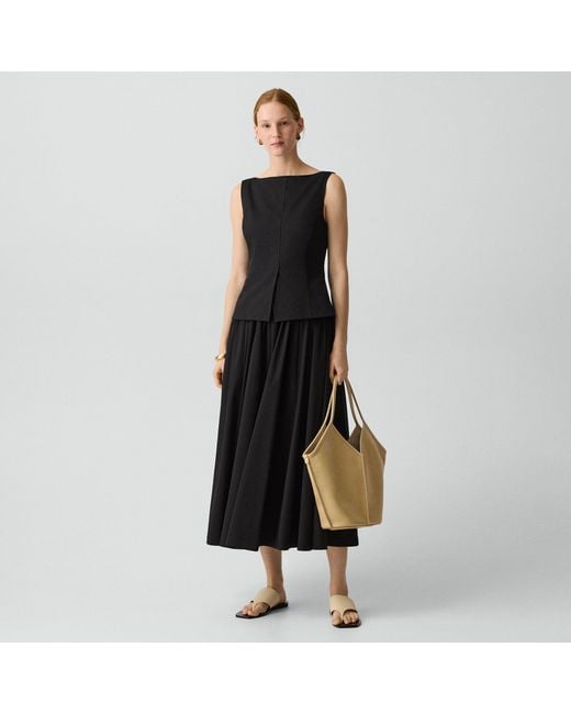theory leather dress sale Leather Shell Dress
