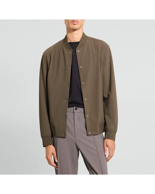 Theory Brown Murphy Bomber Jacket for men