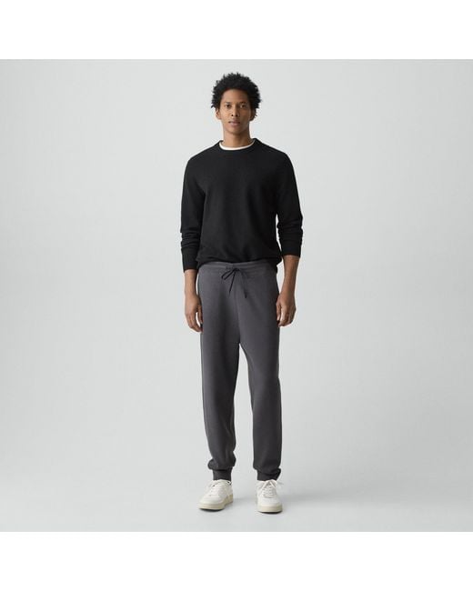 Theory Black Drawstring Jogger for men