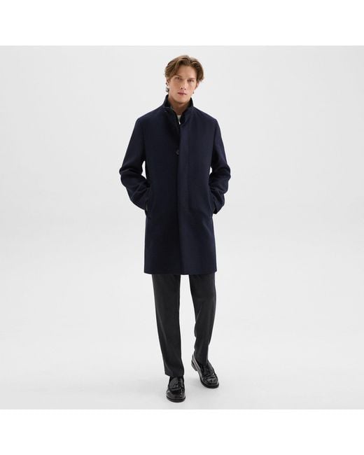 Theory Belvin Coat in Black for Men | Lyst