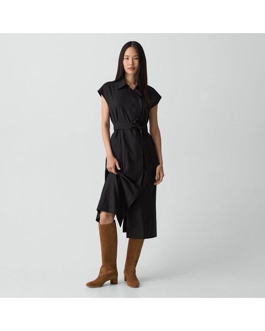 Theory Black Tall Boot