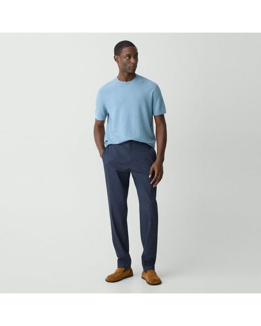 Theory Blue Curtis Drawstring Pant for men