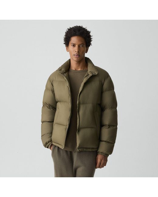 Theory Green Parachute Puffer Jacket for men