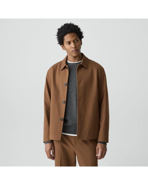 Theory Brown Chore Coat for men