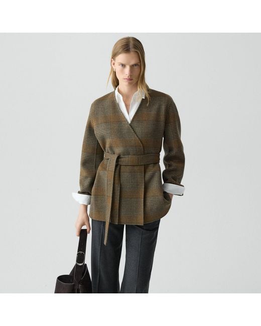 Theory Green Cardigan Jacket