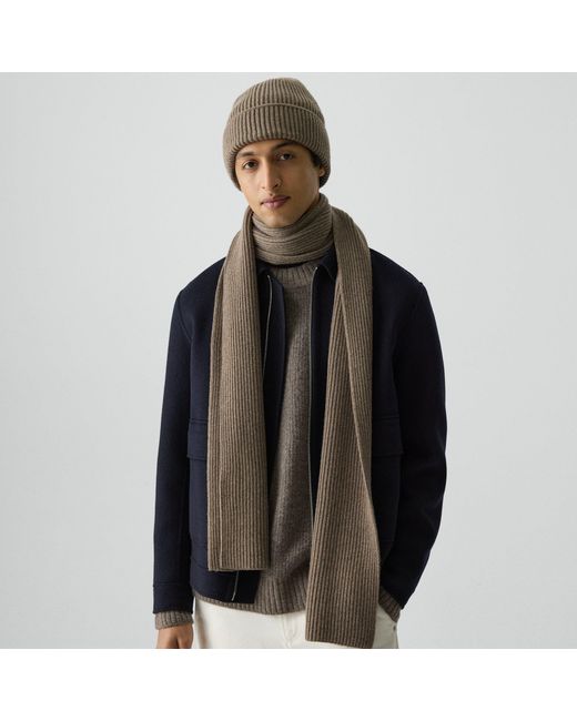 Theory Black Scarf for men