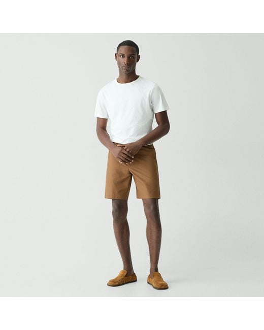 Theory White Drawstring Short for men