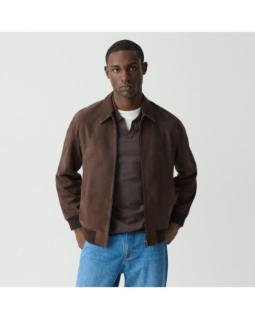Theory Brown Wyatt Zip Jacket for men