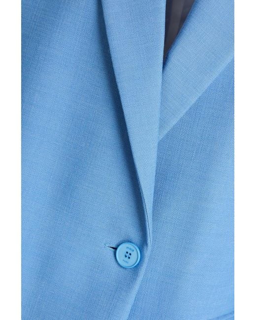 Maje Blue Crepe Blazer