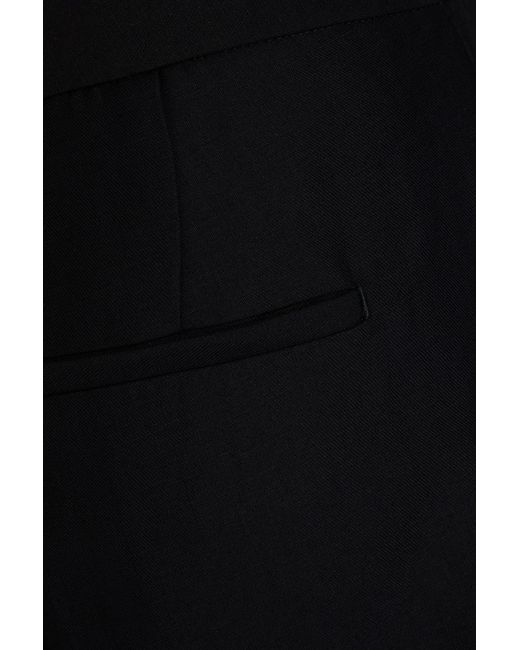 Fabiana Filippi Black Twill Straight-Leg Pants