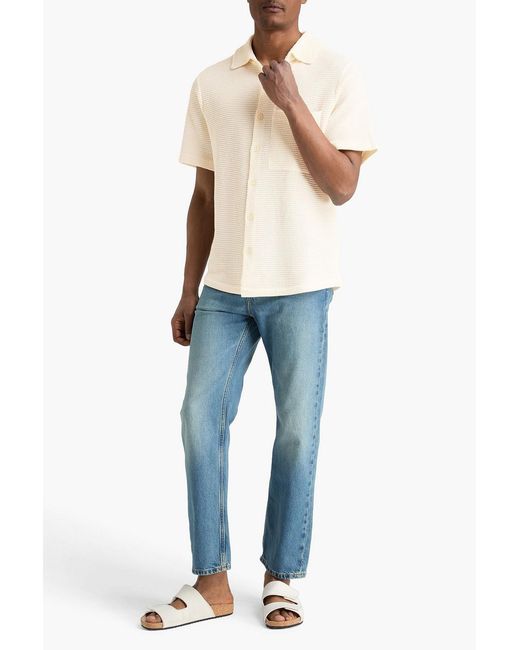 Sandro Natural Ribbed-Knit Shirt for men