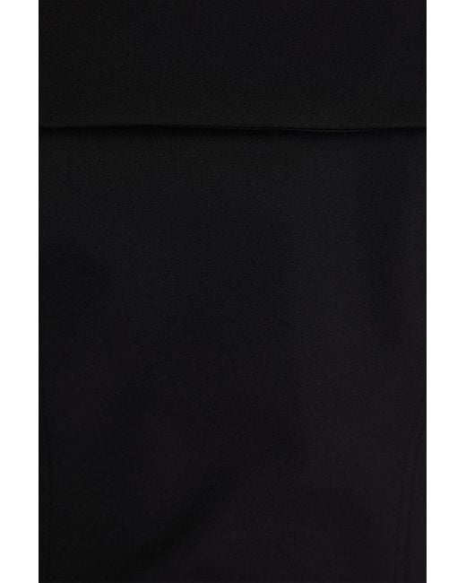 Holzweiler Black Convertible Jersey Midi Dress