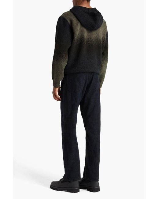 Rag & Bone Downing hoodie aus einer woll-kaschmirmischung mit farbverlauf in Black für Herren