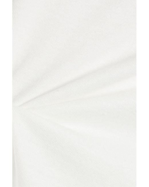 Onia White Cotton And Modal-blend Jersey Henley T-shirt for men