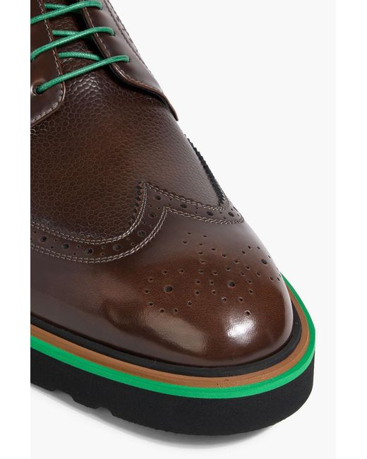 Paul Smith Brown Count Leather Brogues for men