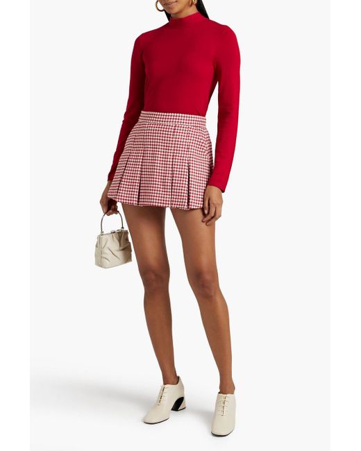 RED Valentino Red Wool, Silk And Cashmere-blend Turtleneck Sweater