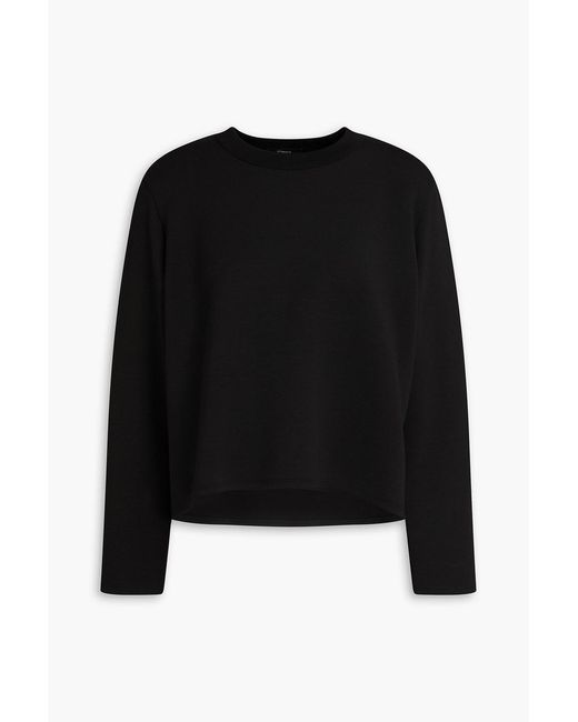 Theory Black Jersey Top