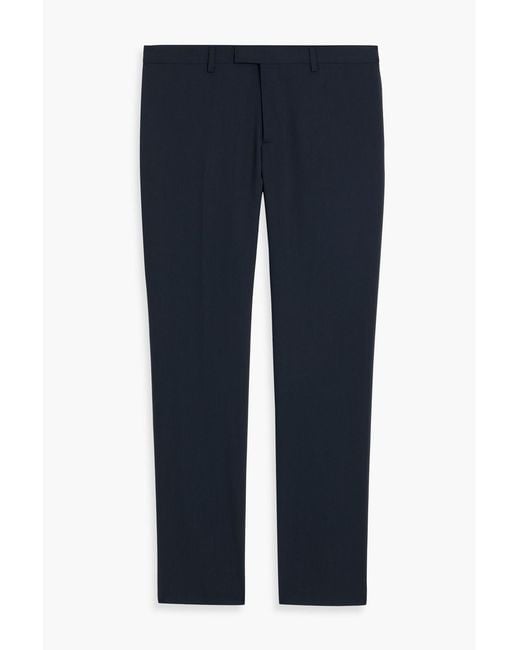 Sandro Blue Tapered Wool Pants for men