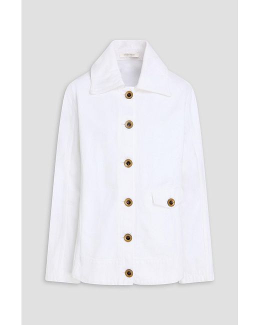 Wales Bonner White Denim Jacket