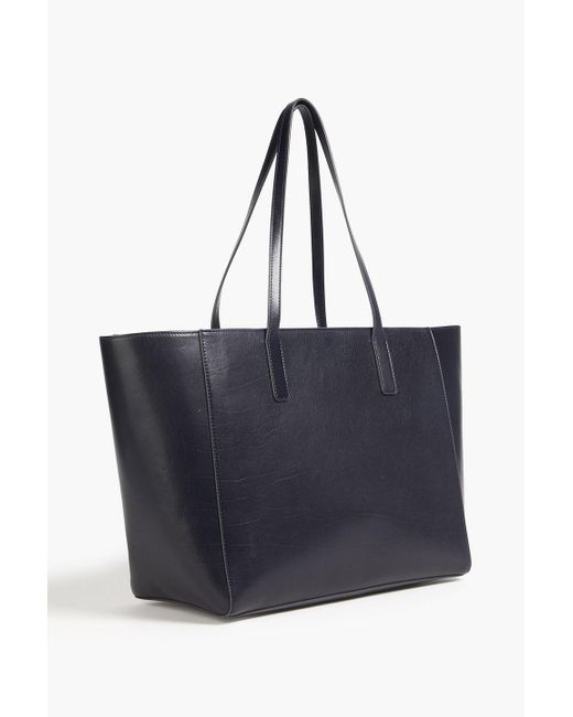 Anya Hindmarch Blue Ebury Perforated Leather Tote