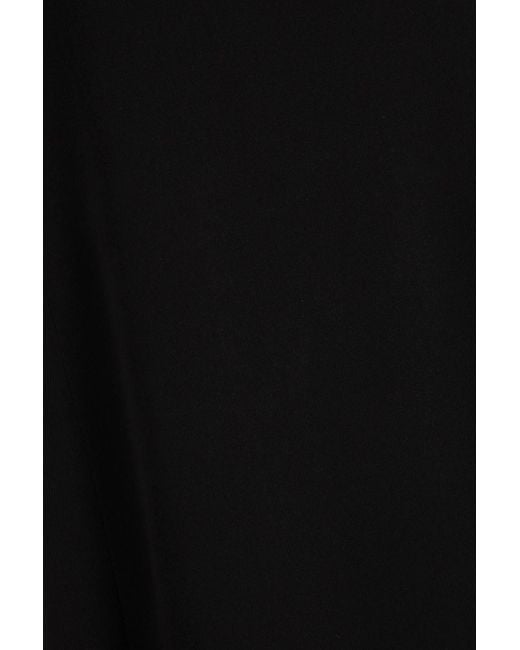 Victoria Beckham Black Cutout Stretch-knit Gown