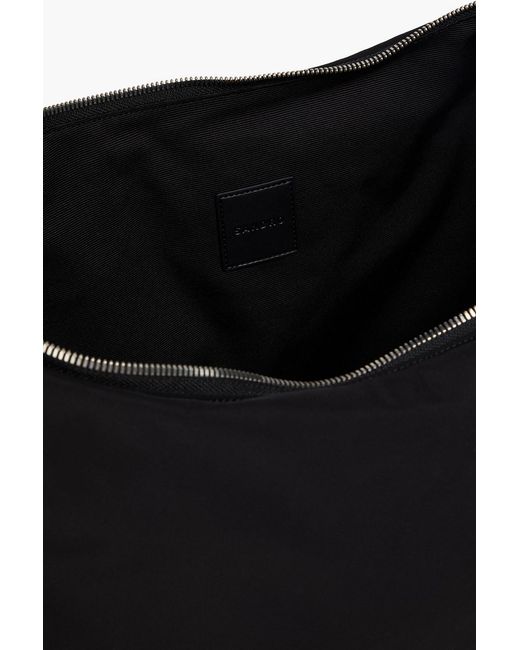 Sandro Black Shell Messenger Bag for men