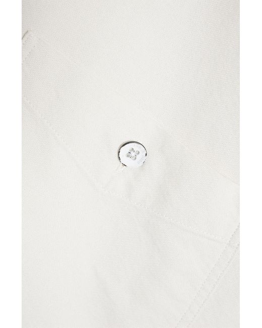 Rag & Bone White Gus Cotton-twill Shirt for men