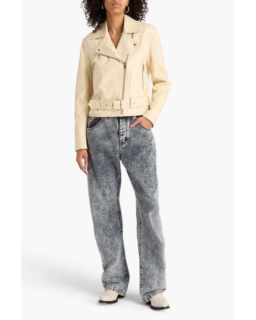 IRO Natural Leather Biker Jacket