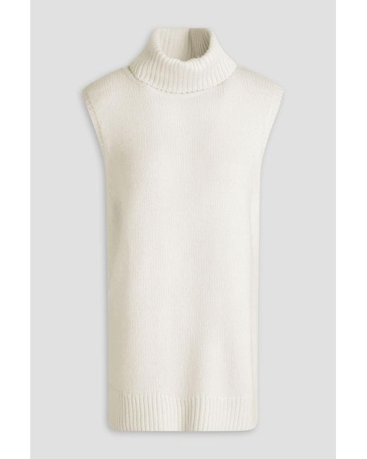 Rag & Bone White Danica Wool And Cashmere-Blend Vest