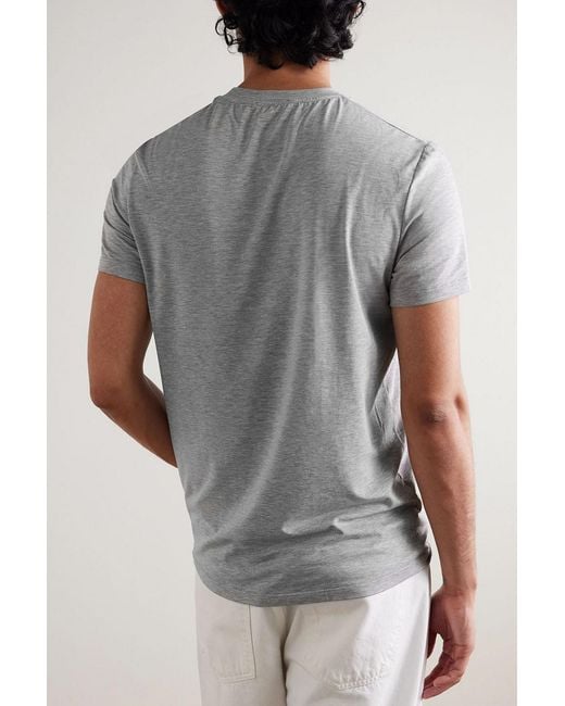 Tom Ford Gray Stretch Cotton And Modal-Blend T-Shirt for men