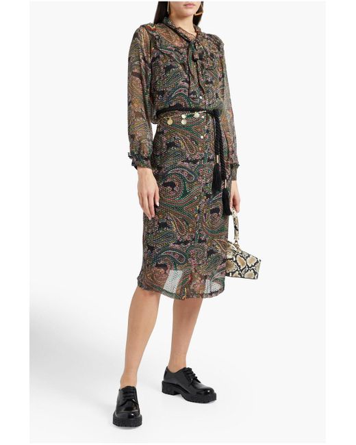 Antik Batik Odette Pussy-bow Printed 
