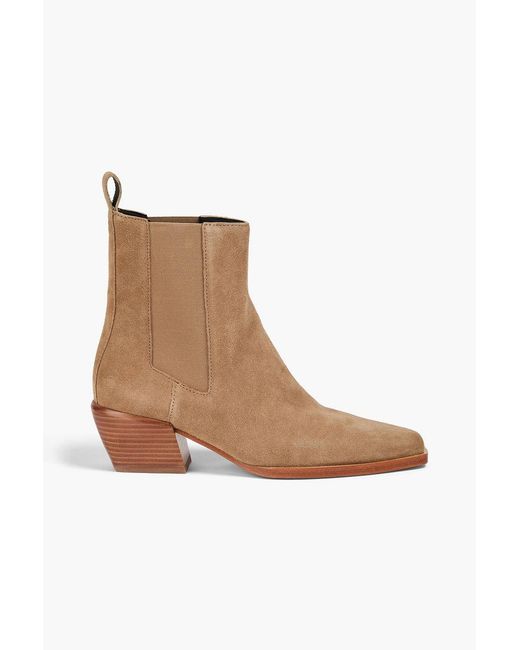 Rag & Bone Joni Suede Chelsea Boots in Brown | Lyst UK