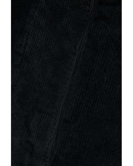 Nili Lotan Black Celia Cotton-blend Corduroy Bootcut Pants